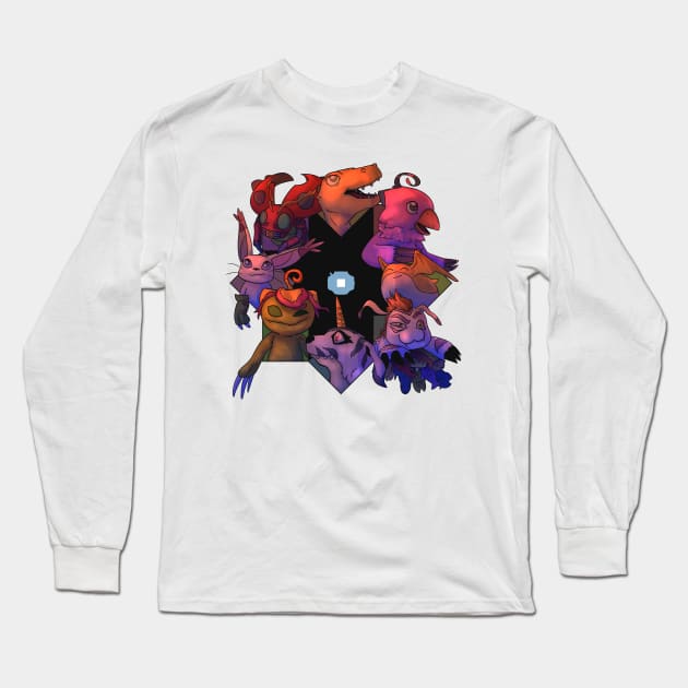 Digimon Adventure Long Sleeve T-Shirt by Bellalyse